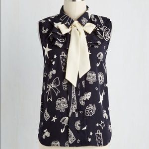 ModCloth Rue des Barres Beautiful Top